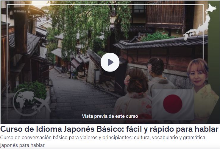 Curso de Idioma Japonés Básico: fácil y rápido para hablar