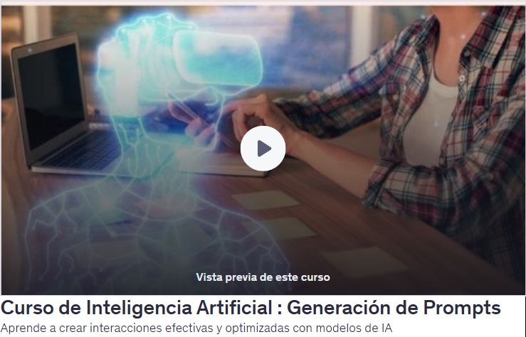 Curso de Inteligencia Artificial: Generación de Prompts