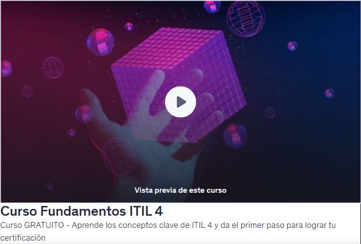 Curso Fundamentos ITIL 4