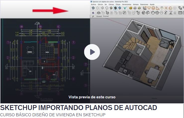DISEÑO DE VIVIENDA EN SKETCHUP