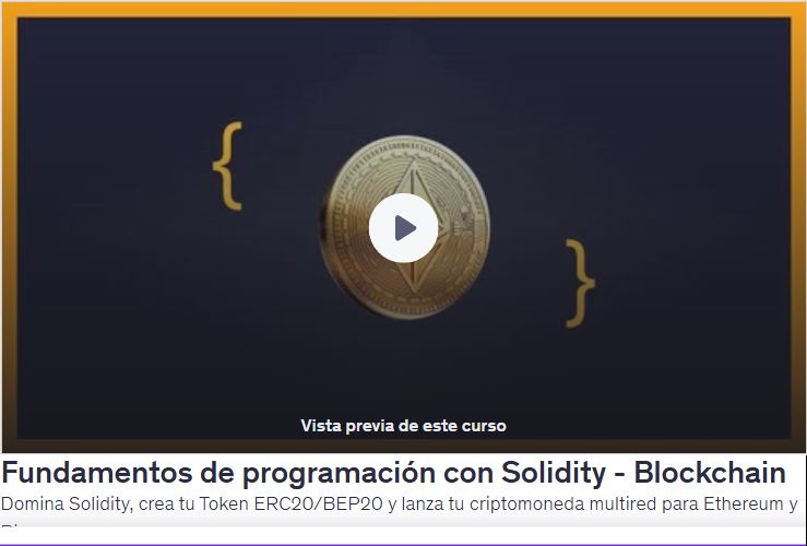 Fundamentos de programación con Solidity - Blockchain