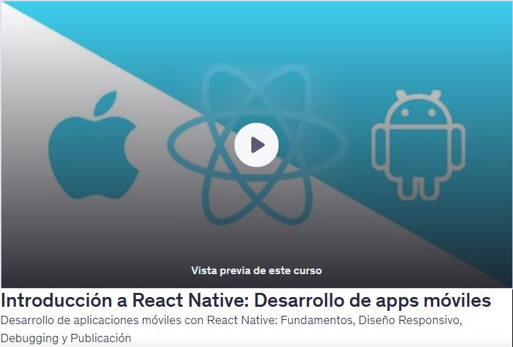 Introducción a React Native: Desarrollo de apps móviles
