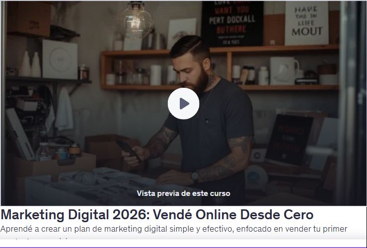 Marketing Digital 2026: Vendé Online Desde Cero