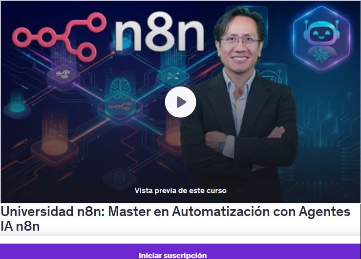 Master en Automatización con Agentes IA