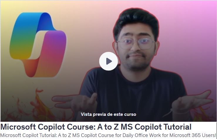 Microsoft Copilot Course: A to Z MS Copilot Tutorial