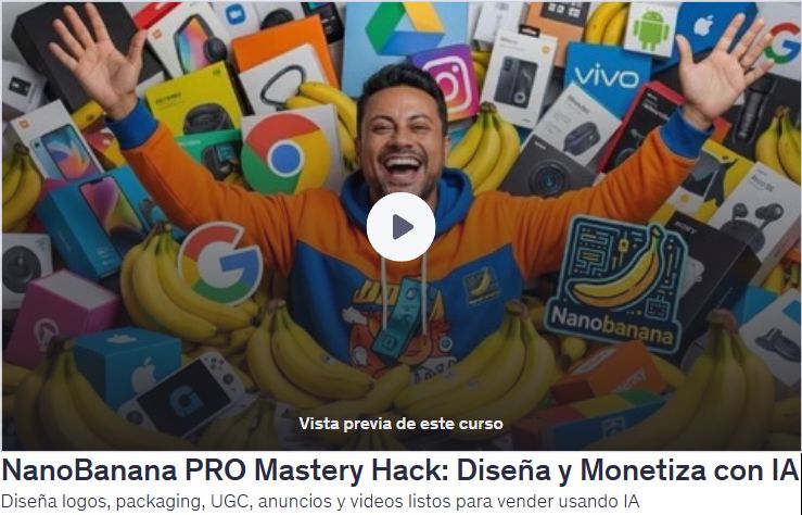 NanoBanana PRO Mastery Hack: Diseña y Monetiza con IA