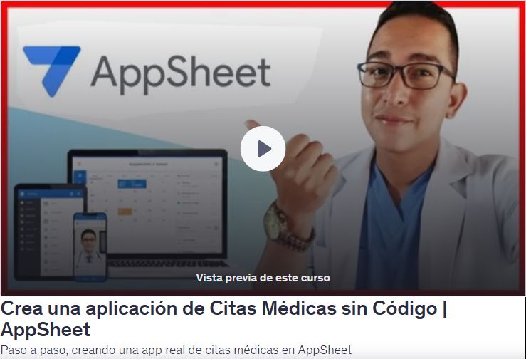 Programación en AppSheet sin código