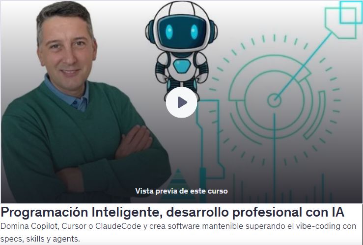 Programación Inteligente con IADomina Copilot, Cursor o ClaudeCode