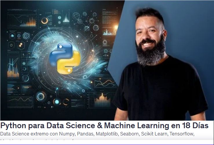Python para Data Science & Machine Learning en 18 Días