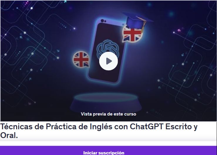 Técnicas de Práctica de Inglés con ChatGPT Escrito y Oral