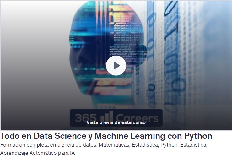 Todo en Data Science y Machine Learning con Python