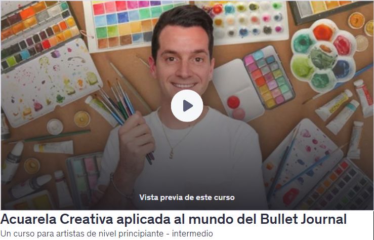 Acuarela Creativa aplicada al mundo del Bullet Journal