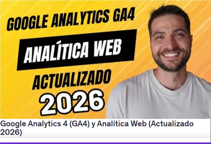 Analítica Web usando Google Analytics 4 (GA4) para tomar decisiones estratégicas