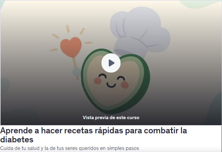Aprende a hacer recetas rápidas para combatir la diabetes