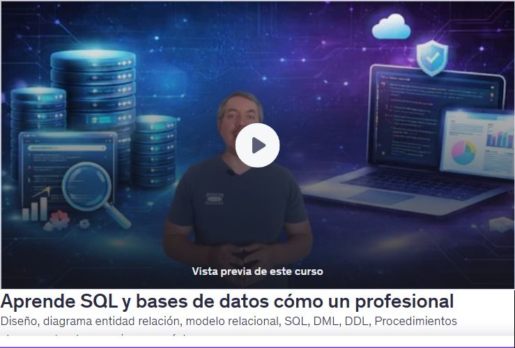 Aprende SQL y bases de datos cómo un profesional