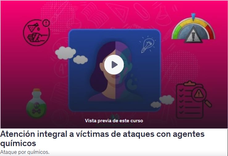 Atención integral a víctimas de ataques con agentes químicos