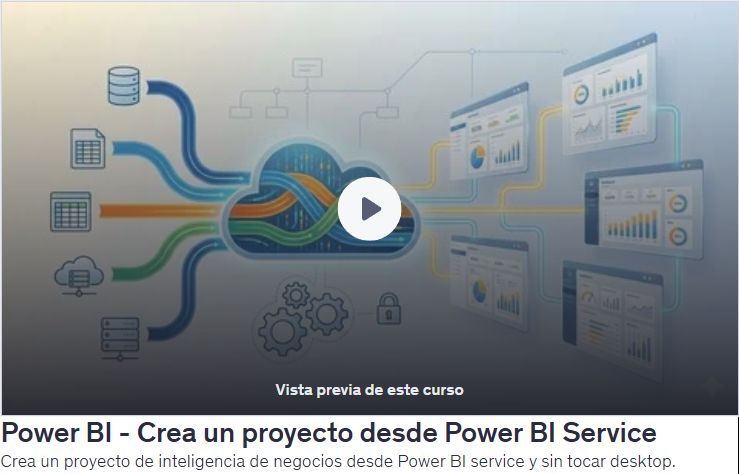 Crea un proyecto desde Power BI Service