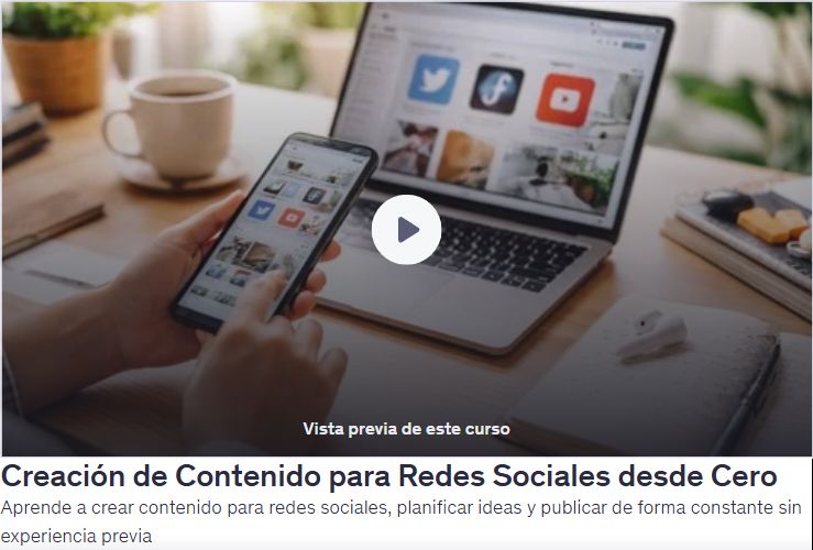 Creación de Contenido para Redes Sociales desde Cero