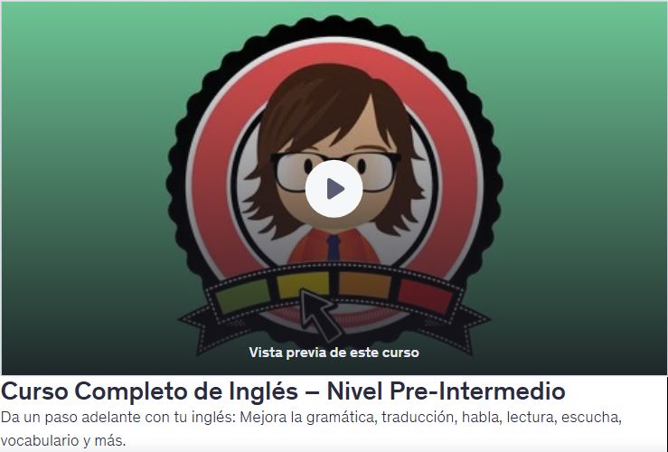 Curso Completo de Inglés – Nivel Pre-Intermedio