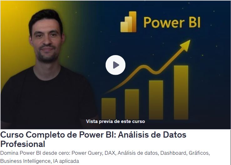 Curso Completo de Power BI: Análisis de Datos Profesional
