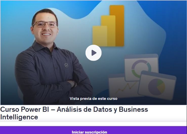Curso Power BI – Análisis de Datos y Business Intelligence