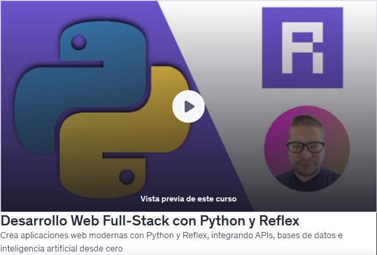 Desarrollo Web Full-Stack con Python y Reflex
