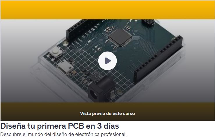 Diseña tu primera PCB en 3 días
