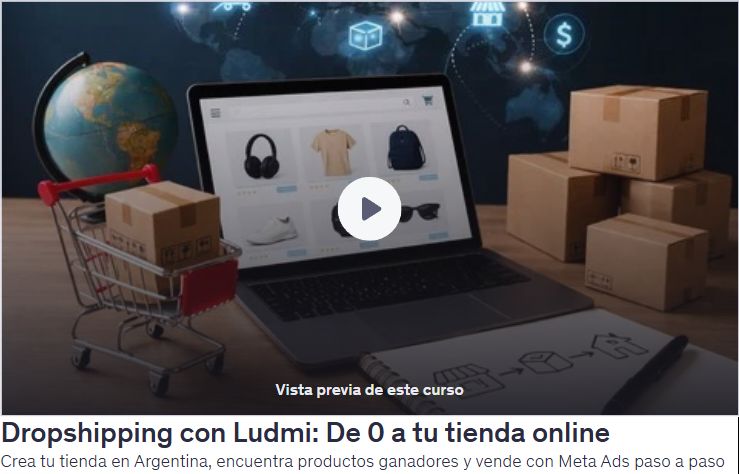 Dropshipping con Ludmi: De 0 a tu tienda online
