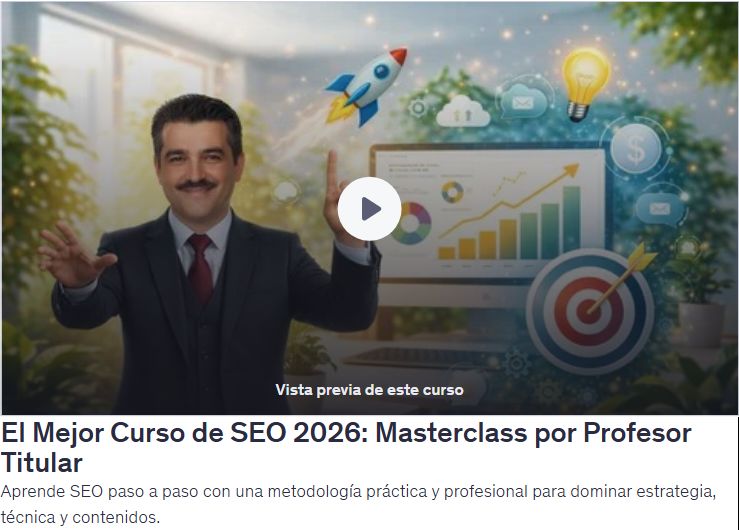 El Mejor Curso de SEO 2026: Masterclass