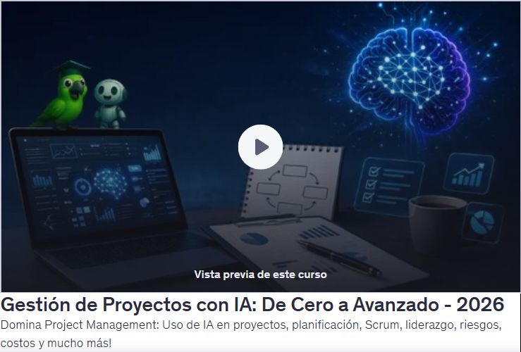 Gestión de Proyectos con IA: De Cero a Avanzado