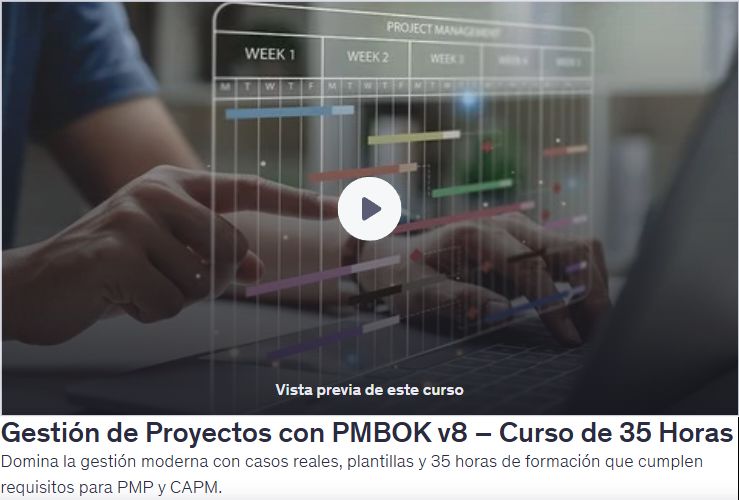 Gestión de Proyectos con PMBOK v8