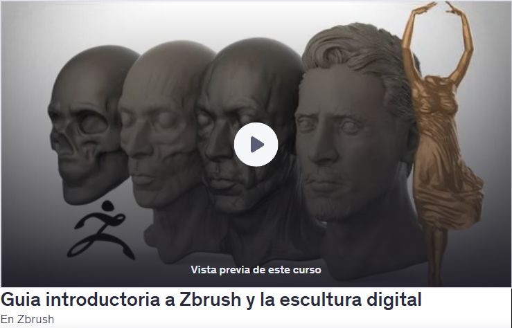 Guia introductoria a Zbrush y la escultura digital