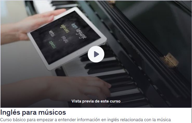Inglés para músicos