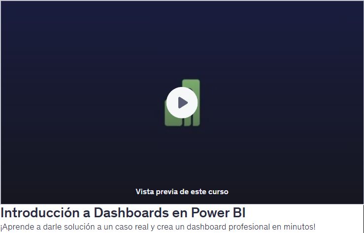 Introducción a Dashboards en Power BI