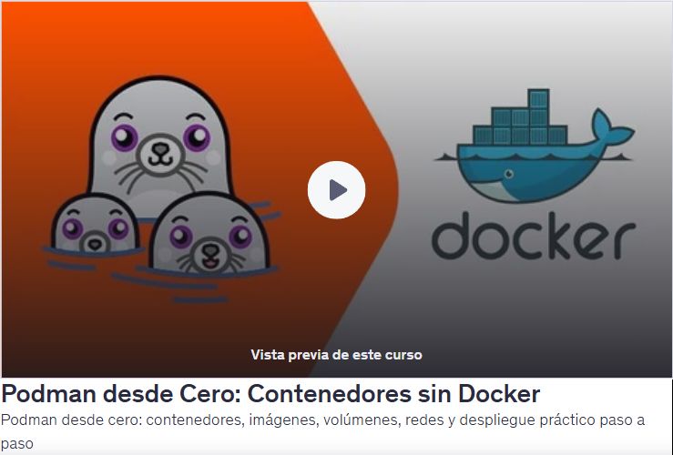 Podman desde Cero: Contenedores sin Docker