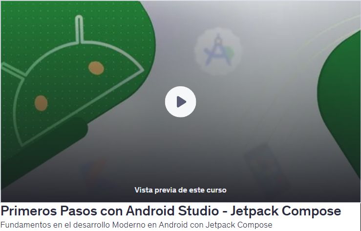 Primeros Pasos con Android Studio - Jetpack Compose