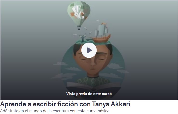 Aprende a escribir ficción con Tanya Akkari
