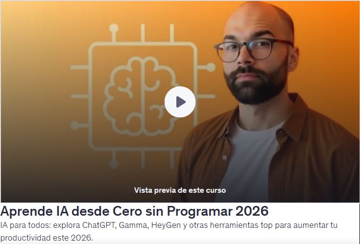 Aprende IA desde Cero sin Programar