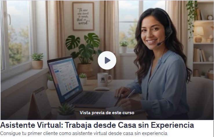 Asistente Virtual: Trabaja desde Casa sin Experiencia