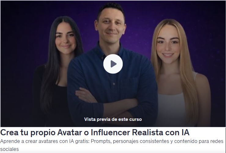 Crea tu propio Avatar o Influencer Realista con IA