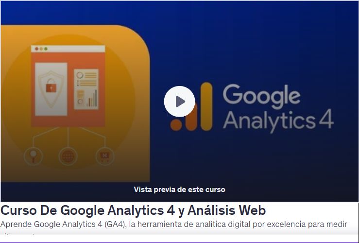 Curso De Google Analytics 4 y Análisis Web