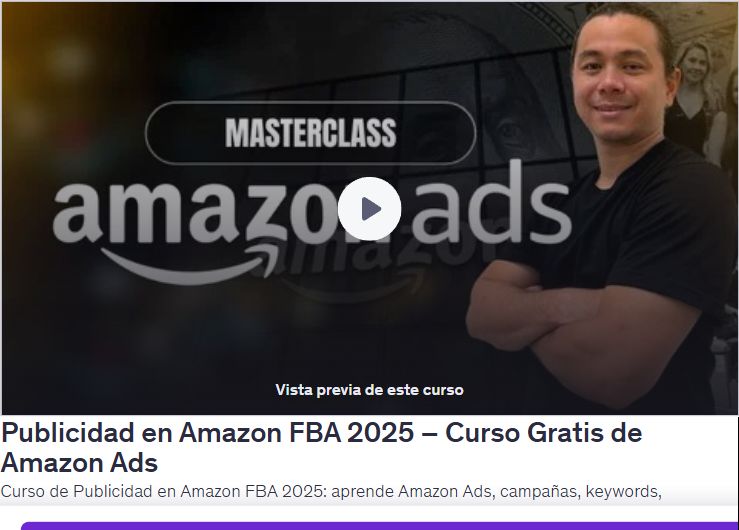 Curso de Publicidad en Amazon FBA 2025