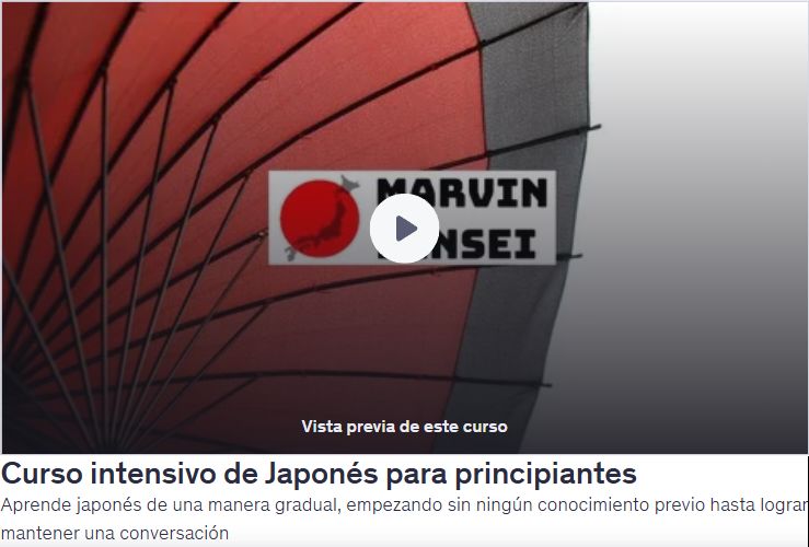 Curso intensivo de Japonés para principiantes