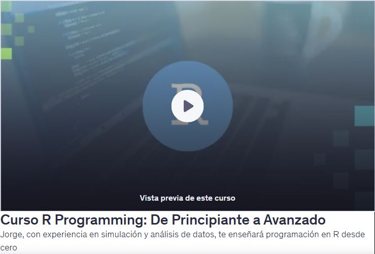 Curso R Programming: De Principiante a Avanzado