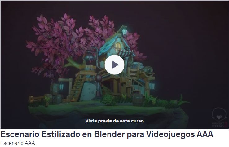 Escenario Estilizado en Blender para Videojuegos AAA