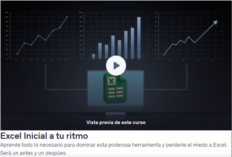 Excel Inicial a tu ritmo