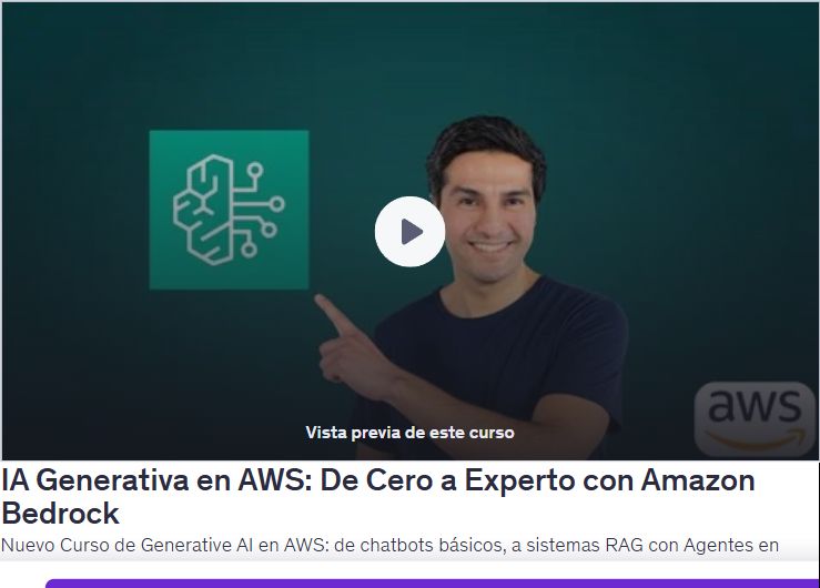 IA Generativa en AWS: De Cero a Experto con Amazon Bedrock