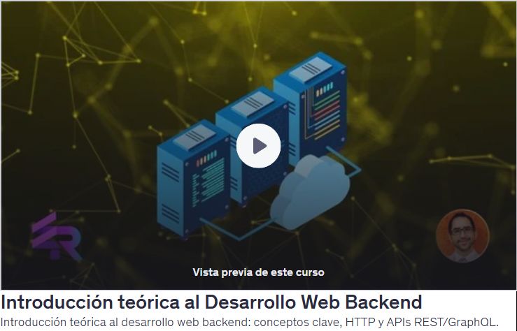 Introducción teórica al Desarrollo Web Backend