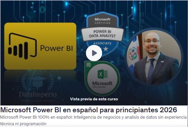 Microsoft Power BI en español para principiantes