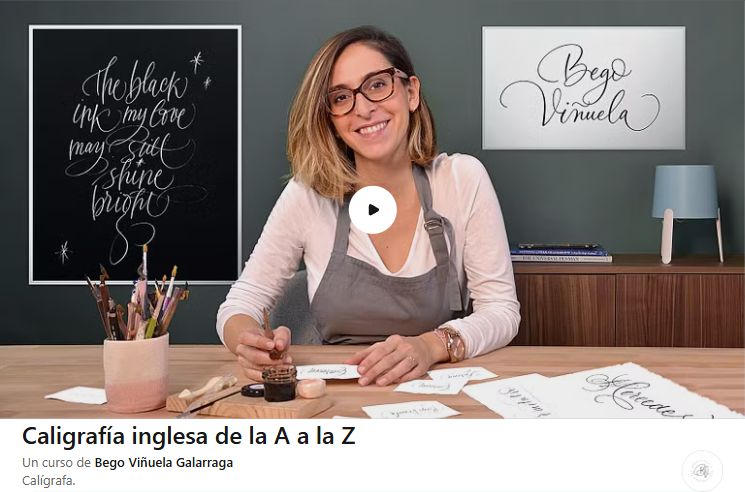 Caligrafía inglesa de la A a la Z